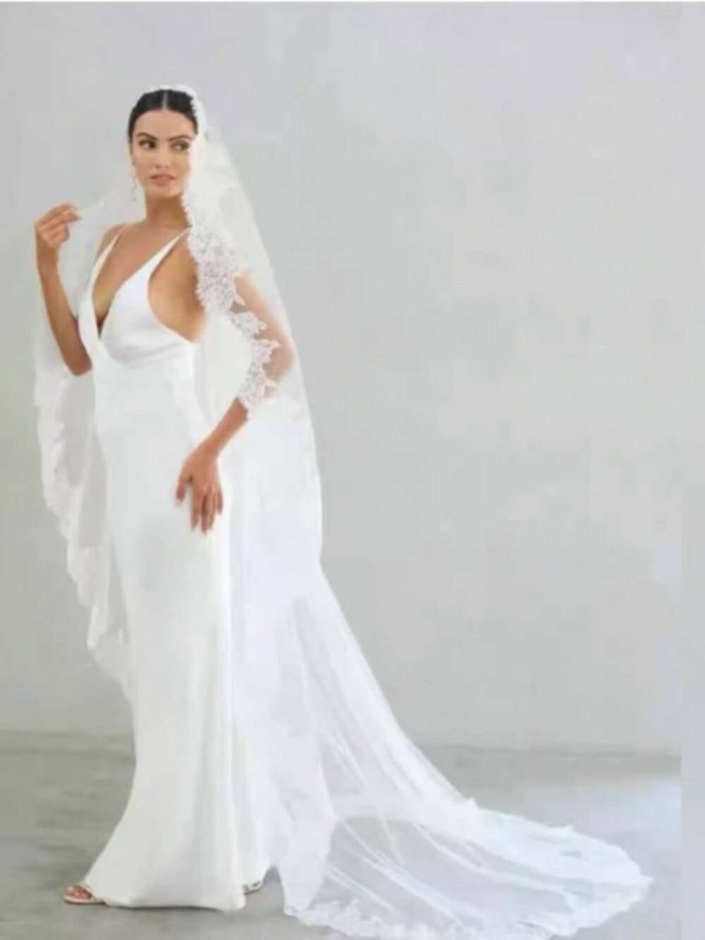 Church Mantilla Lace Wedding Veil